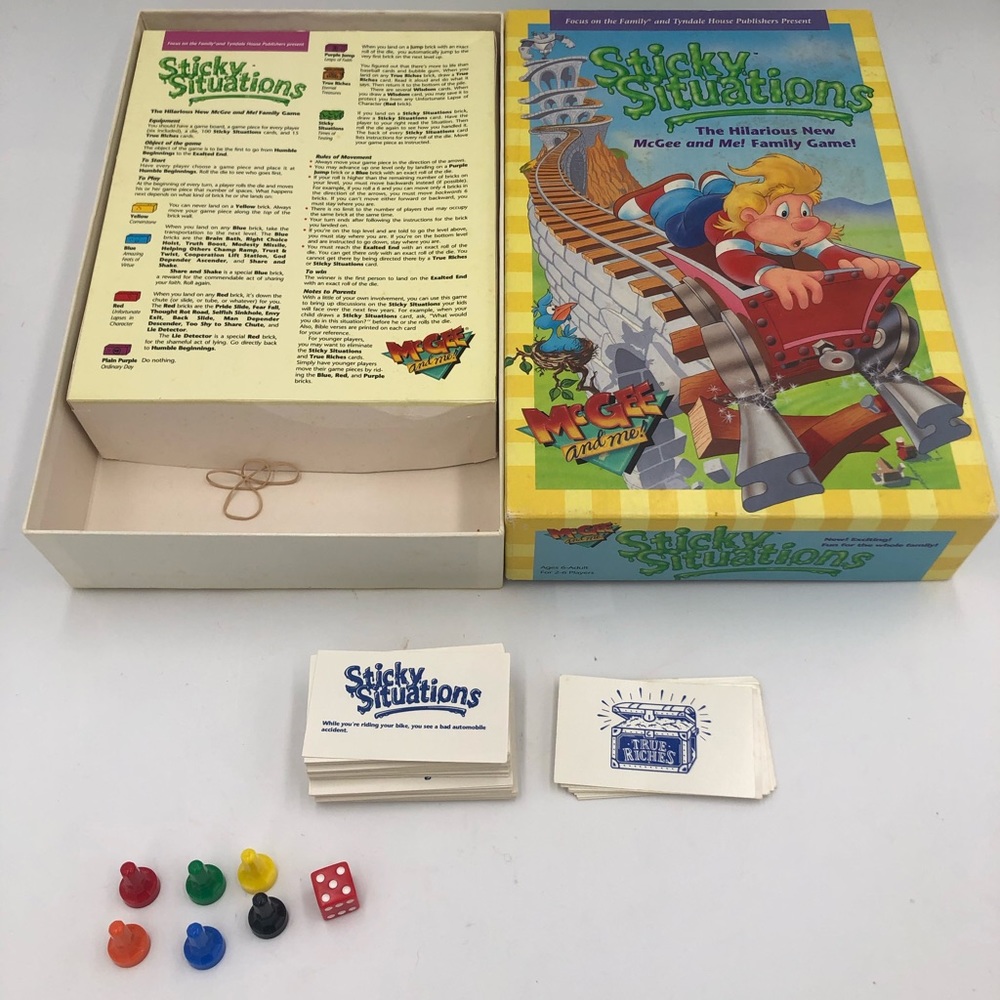 Sticky situation 1991 board game